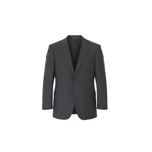 Corbin Ltd Mens Charcoal Gray 2 Piece Suit Blazer Pleated Cuffed Pants USA